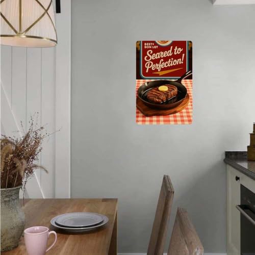Aluminum 8X12in Premium Nonstick Skillet Even Heat Distribution Pan Seared Steak Searing Frying Sauteing Indoor Outdoor Kitchen Camping Cooking Durable Ergonomic Handle Heavy Duty Cookware - Image 5