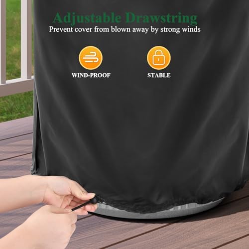 Patio Cool Bar Table Cover for Outdoor Cooler Side Table Cover-18.5D x 20H - Image 5