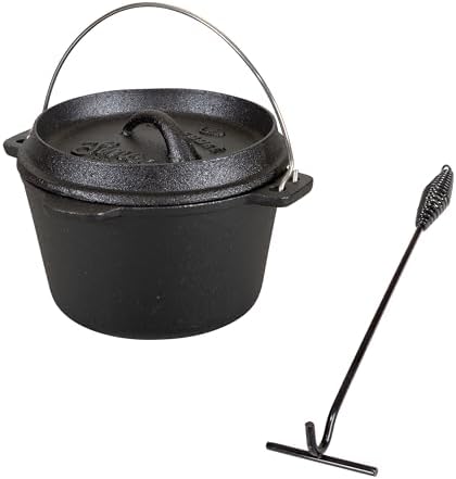 Stansport Pre-Seasoned Cast Iron Dutch Oven by Stansport