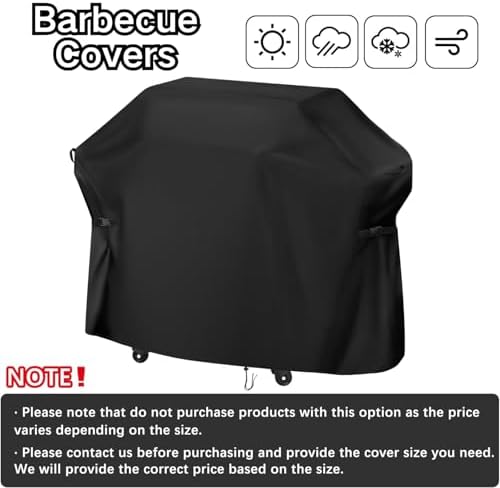 Customized Dust Barbecue Covers for Outdoor Grill BBQ, Waterproof Protective Cover for Grill Dining Cart/Outdoor Pizza Oven/Outdoor Grill - Image 2