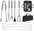 BBQ Utensil Set Stainless Steel Professional Barbecue Accessories by penobon