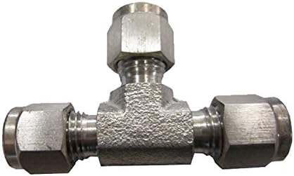 Misting Fittings (Compression Tee Stainless Steel 1/4 Inch) by Mistcooling