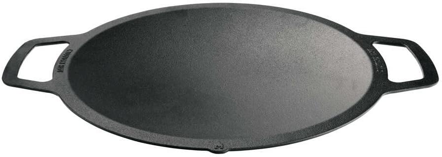 Solo Stove Large Cast Iron Wok Top, Stir Fry Pan, Cooktop for Bonfire and Yukon fire pit, Fireplace accessory, Cooking surface: 18", Depth: 2.5", Weight: 12.5 lbs by Unknown