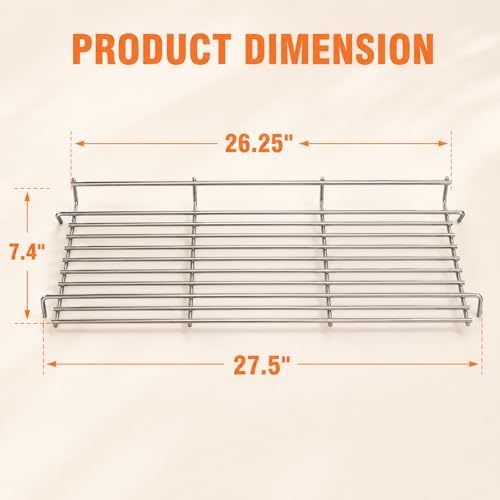 DGH474CRP Elevated Warming Rack for Dyna-Glo 5-Burner Griddle Warming Rack - Image 2