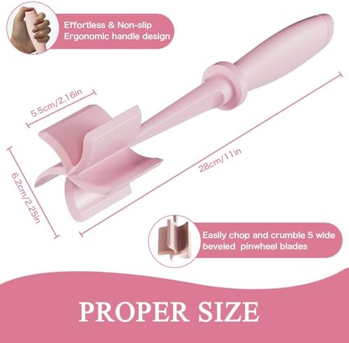 2 Pack Meat Chopper Ground Beef Masher Tool for Hamburger - Image 4