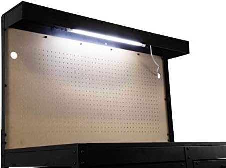 WEN WB4723T 48-Inch Workbench with Power Outlets and Light, Black - Image 7