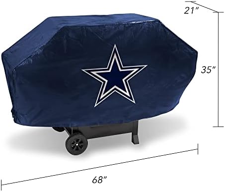 NFL Rico Industries Vinyl Padded Deluxe Grill Cover, 68 x 21 x 35-inches - Image 6