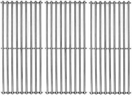 S6505A (3-Pack) 19 3/4" Stainless Steel Cooking Grid Grates Replacement for Chargriller 3001, 3008, 3030, 4000, 5050, 5252,King Griller 3008 5252 Set of 3 by Votenli