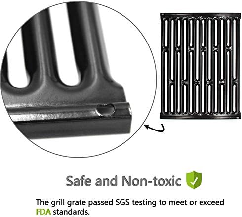 Hongso Grill Grates 15 x 11 1/4 in for Weber Spirit 200 E-210 Side Controls - Image 5