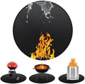 40" Round Fireproof Grill Mat for Deck & Patio, Double-Sided Silicone Coated Fiberglass, Heat Resistant Up to 2000°F, Reusable Under Grill Deck Protector for Fire Pit, Smokeless Stove, Outdoor BBQ by Unknown