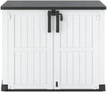 NUNU LAB Outdoor Storage Cabinet 36 Cu.Ft Garden Storage Shed Waterproof Lockable for Garden Hoses, Generator, and Lawn Mower by NUNULAB