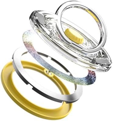 Magnetic Phone Ring Holder for MagSafe, Yellow-Colorful - Image 5