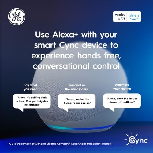 Cync GE Dynamic Effects Smart Cafe Lights, Color Changing Patio String Lights, Compatible with Alexa and Google, 48ft - Image 2