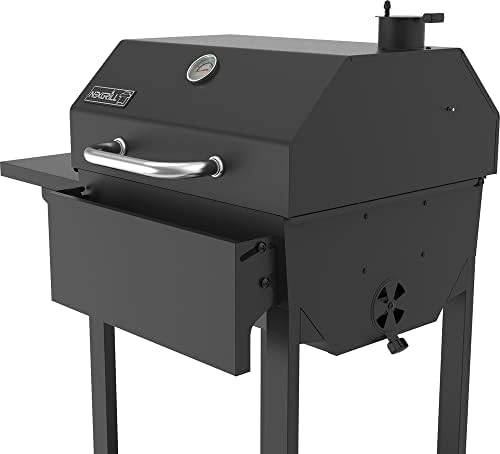 Nexgrill 22" Barrel Charcoal Grill, Side Shelf with Adjustable Chimney - Image 7