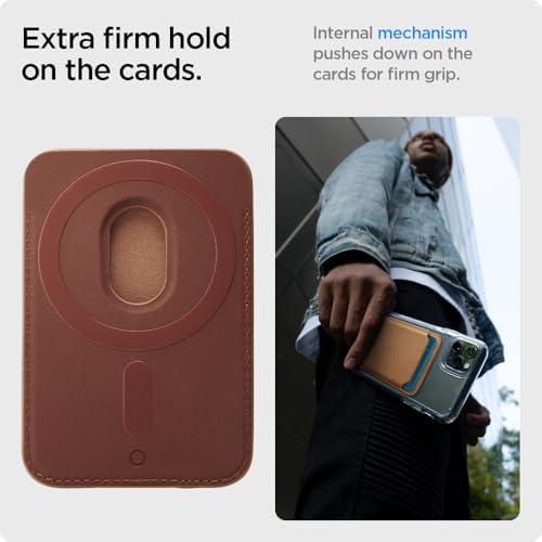 Spigen for MagSafe Wallet, Holds 2 Cards, Strong Magnet, Valentinus MagFit - Image 7