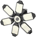 Led Garage Lights 1 Pack 200W Super Bright Ceiling Led Shop Lights, 6500K, 22000LM Deformable Garage Light Ideal for Basement, Attic and Workshop Commercial Bay Lighting by LUCORUSC