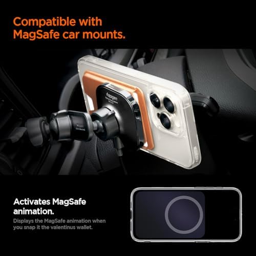 Spigen for MagSafe Wallet, Holds 3 Cards, Strong Magnet, Valentinus MagFit+ - Image 5