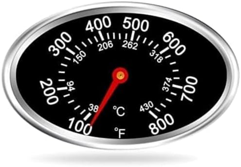 Grill Lid Thermometer Replacement for Nexgrill 720-0697/0737/0830H/0888,BBQ Temperature Gauge and Heat Indicator, Compatible for Grill Master Series,Outdoor Cooking Tools, BBQ Grill Accessories by Unknown