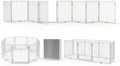 No Pawblems Freestanding Dog Gate with Door for Indoor & Outdoor, 30'' Tall by NoPawblems