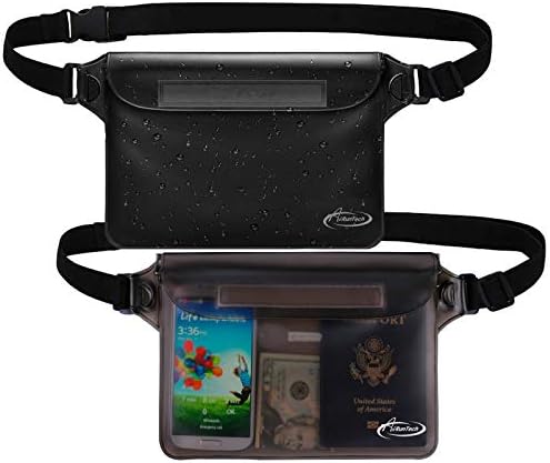 AiRunTech Waterproof Fanny Pack,Phone Pouch Dry Bag for Passport Wallet Purse,Floating Waterproof Bags for Travel Beach Swimming Kayaking Boating Cruise Accessories by AiRunTech