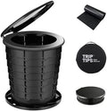 TRIPTIPS Upgrade Retractable Portable Toilet Travel Toilet Adjustable Height Camping Toilet Portable Potty for Adults Kids, Foldable Portable Toilet for Camping/Car by Triptips