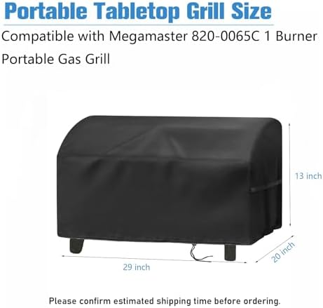 Small Grill Cover for Megamaster 1 Burner Portable Gas Grill - Image 2