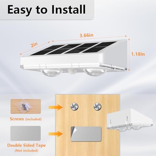 NIORSUN Solar Fence Lights,16 Pack Solars Deck Light,Warm White Color,Outdoor Bulb Waterproof Led IP65,Power Patio Lamp with Lenses for Outside/Backyard/Railing/Yard(White) - Image 6