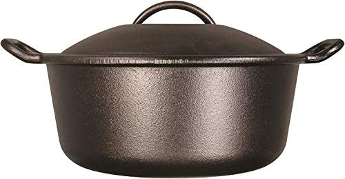Lodge BOLD Pre-Seasoned Cast Iron Dutch Oven with Lid, 7 Quart - Image 2