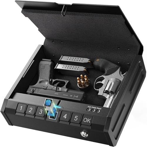 ONNAIS Iron SE Biometric Gun Safe for Handgun with Fingerprint Keypad Lock by ONNAISSecuritySafe