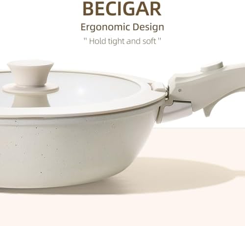 BECIGAR 24PCS Ceramic Pots and Pans Set - Image 6