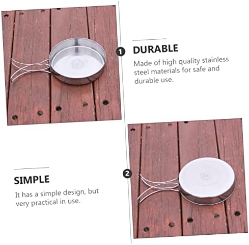 VANZACK Outdoor Pan Camping Cooking Pot Backpacking Cookware Outdoor Cookware Cooking Pan Camp Bbq Frying Portable Cutlery Cooking Utensil Non-stick Portable - Image 3