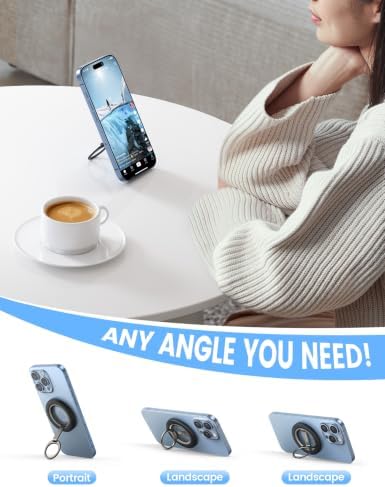 Lamicall for MagSafe Magnetic Phone Ring Grip - 360° Rotation Stand Holder - Image 5