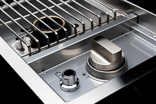 Spire Stainless Steel Built-in Side Burner with Lid, 12000BTUs, Outdoor Propane Grill & Cooking, Convertible to Natural Gas, Perfect for Custom Kitchen Islands, 760-0023B - Image 2