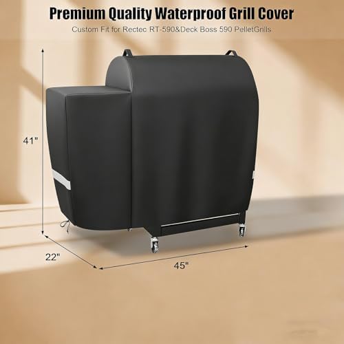 Grill Cover for Recteq 590/Deck Boss 590/800/900 Wood Pellet Grill - Image 2
