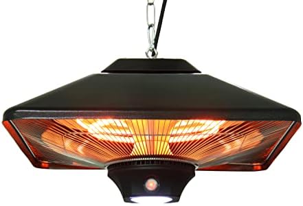 EnerG+ Hanging Infrared Electric Outdoor Heater with LED and Remote - Image 2