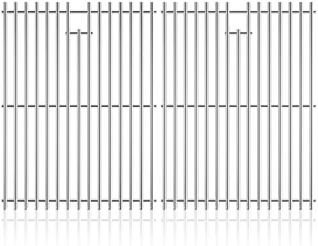 2pcs Stainless Steel Cooking Grid Grate for Weber, 15" x 22.5'' by jkxoo