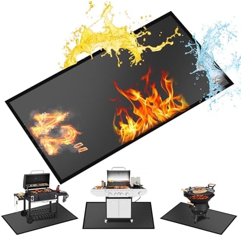 42 X 30 Inch Hearth Rugs for Fireplaces Fire Resistant Fireproof by Youlvy