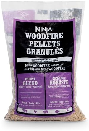 Ninja Woodfire Pellets, Robust Blend, 5-lb Bag, Real Wood, Ninja Compatible by Unknown