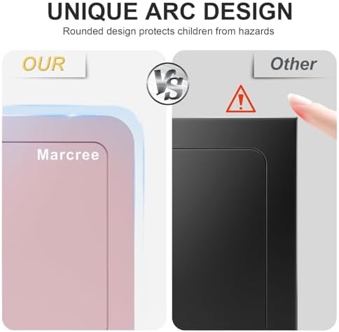 Marcree 0.23 Cubic Small Safe Box for Home, Mini Safes for Kids, Pink Safe - Image 3