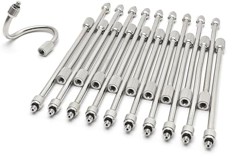 20Pack 5.6Inch Flexible Nozzle Extensions Brass Mist Rod for Misting System by WANJIAHUI