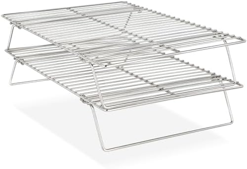 Jerky Racks for Traeger Ranger Smoker Scout Grill Grates Replacement Parts Cooking Grid for Pit Boss 150 Series PB150 150PPS Z Grills 220A Tabletop Stainless Steel Smoking Warming Rack Shelf Accessory by Unidanho