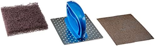 3M Scotch-Brite Professional Griddle Pad Holder Kit, 4 X 5.25, Blue/Steel, 1 Set by Unknown