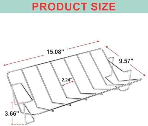 2 in 1 Rib & Turkey Rack for Ninja Woodfire OG900 OG800 OG951 OG952 Series - Image 6