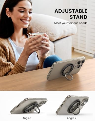 Lamicall [4.4lbs Ultra Magnet] Magnetic Phone Ring Grip for MagSafe - Image 4