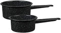 Granite Ware Saucepan Set, 1 Qt & 2 Qt - Speckled Black, Set of 2 by GraniteWare