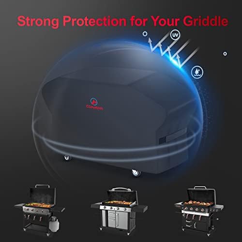 Comnova Griddle Cover for Blackstone 36 Inch Griddle with Hood - Heavy Duty Waterproof, 600D Flat Top Grill Cover for Blackstone Pro Series Griddle - Image 6