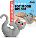 Itera Gray Silicone Cat Spoon Rest Kitchen Gadget by GiftsForShop