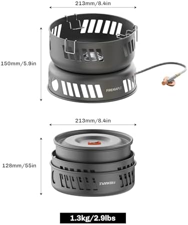 Fire Maple Versatile Outdoor Cooking Set Gas Stove Camping Cookware Kit - Image 2