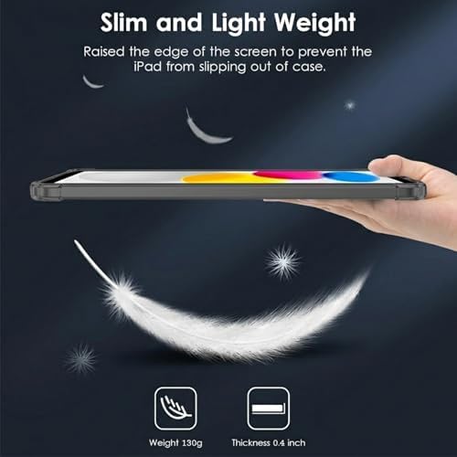 Clear Black Case for iPad (A16) 11th/10th Gen 11/10.9 inch 2025/2022 - Image 5