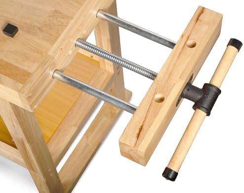 WEN 60-Inch Hardwood Workbench with Four Drawers and Onboard Vise (WB6020) - Image 4